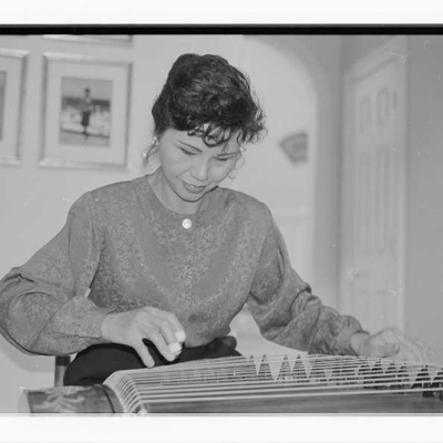 Angela Chen plays the guzheng